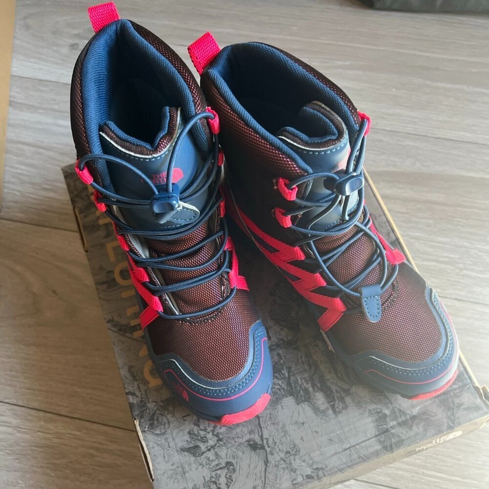 The‎ North Face Junior Winter Sneaker Boots - Blue Wing Teal & Atomic Pink 2